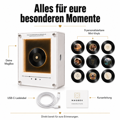 MagBox™ — Magnetische Musikbox
